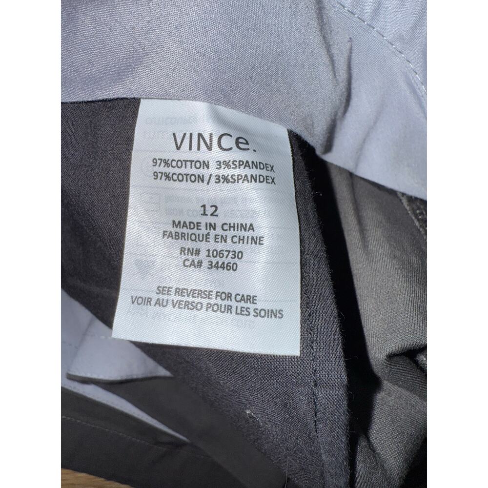 VINCE women's gray Bermuda Shorts - size 12 - OD9 - Picture 12 of 12